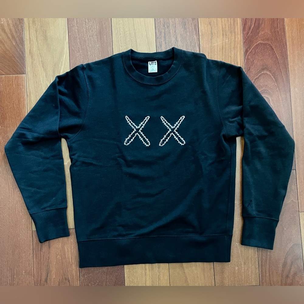 KAWS x Sesame Street x Uniqlo UT Black Sweatshirt